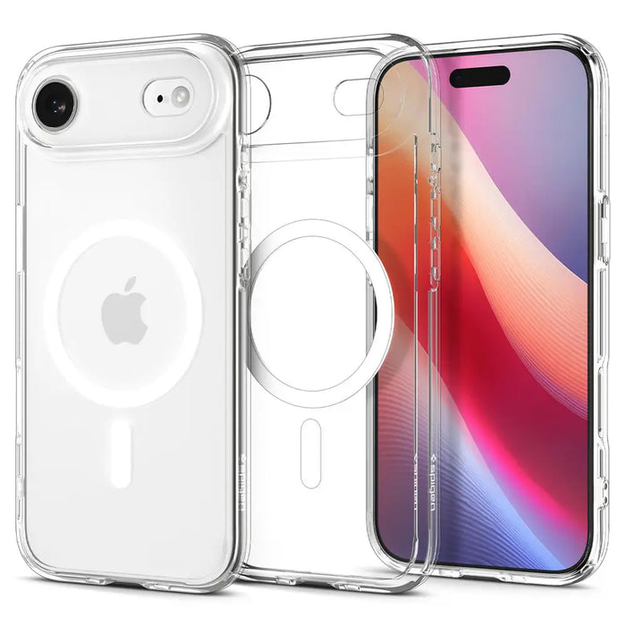 Spigen Ultra Hybrid MagSafe Case for iPhone 17 Air - Clear and White - Cell phone cases and covers<<<HurtelXML