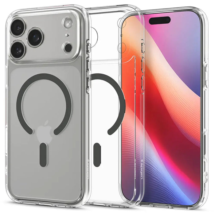 Spigen Ultra Hybrid MagSafe Case for iPhone 17 Pro Max - Clear Gray - Cell phone cases and covers<<<HurtelXML
