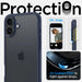 Spigen Ultra Hybrid MagSafe for iPhone 16 - Blue - Cell phone cases and covers<<<HurtelXML