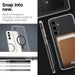 Spigen Ultra Hybrid OneTap Ring Case with MagSafe for Samsung Galaxy S23 FE - Clear Black - Cell phone cases
