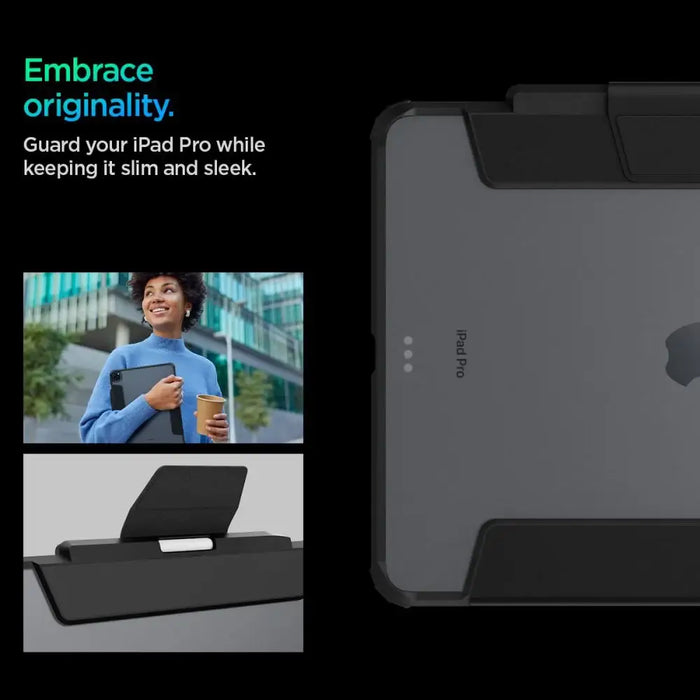 Spigen Ultra Hybrid Pro Case for iPad Pro 13’’ 2024 - Black - Cell phone cases and covers<<<HurtelXML