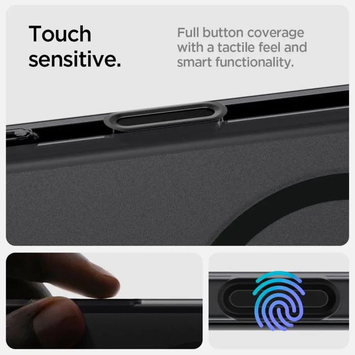 Spigen Ultra Hybrid ’T’ MagSafe Case for iPhone 16 Pro Max - Black - Cell phone cases and covers<<<HurtelXML