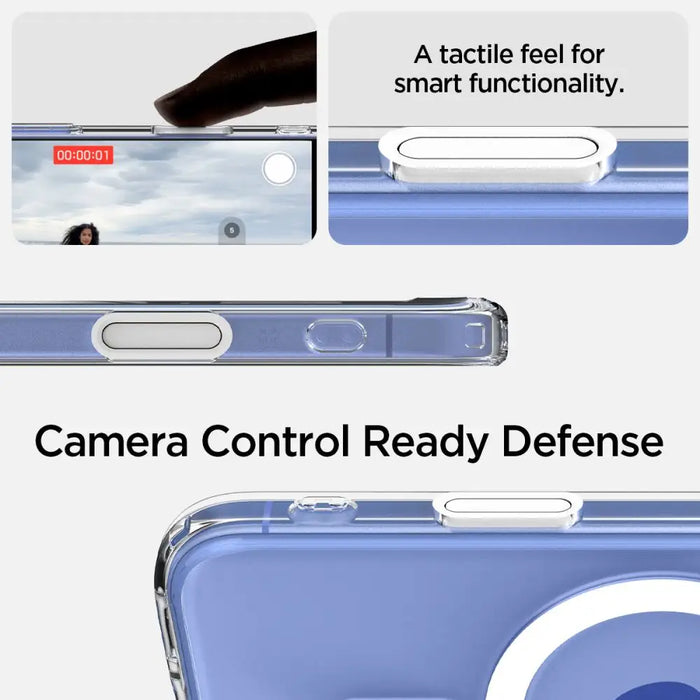 Spigen Ultra Hybrid ’T’ MagSafe iPhone 16 Case - White - Cell phone cases and covers<<<HurtelXML