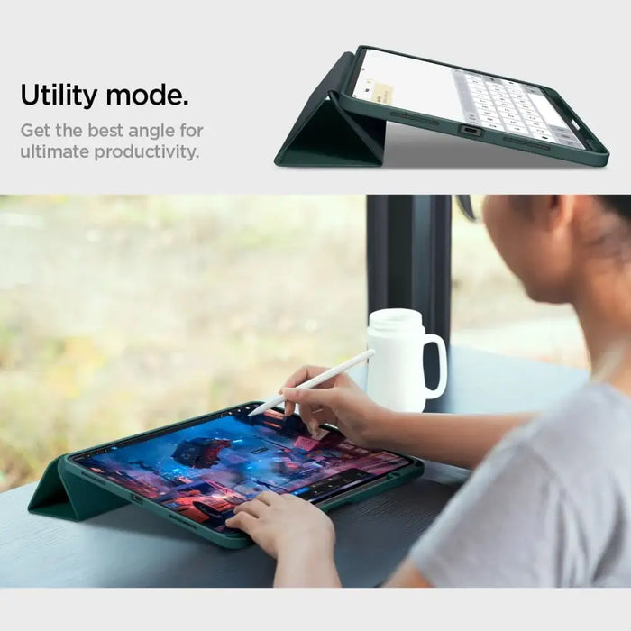 Spigen Urban Fit iPad Pro 11’’ 2024 Case - Green - Cell phone cases and covers<<<HurtelXML