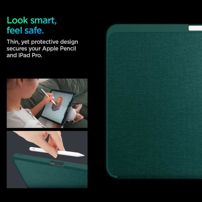 Spigen Urban Fit iPad Pro 13’’ 2024 Case - Green - Cell phone cases and covers<<<HurtelXML
