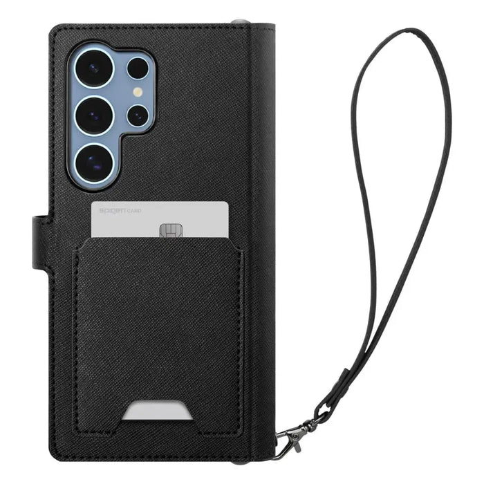 Spigen Wallet ’S’ Case for Samsung Galaxy S25 Ultra - Black - Cell phone cases and covers<<<HurtelXML
