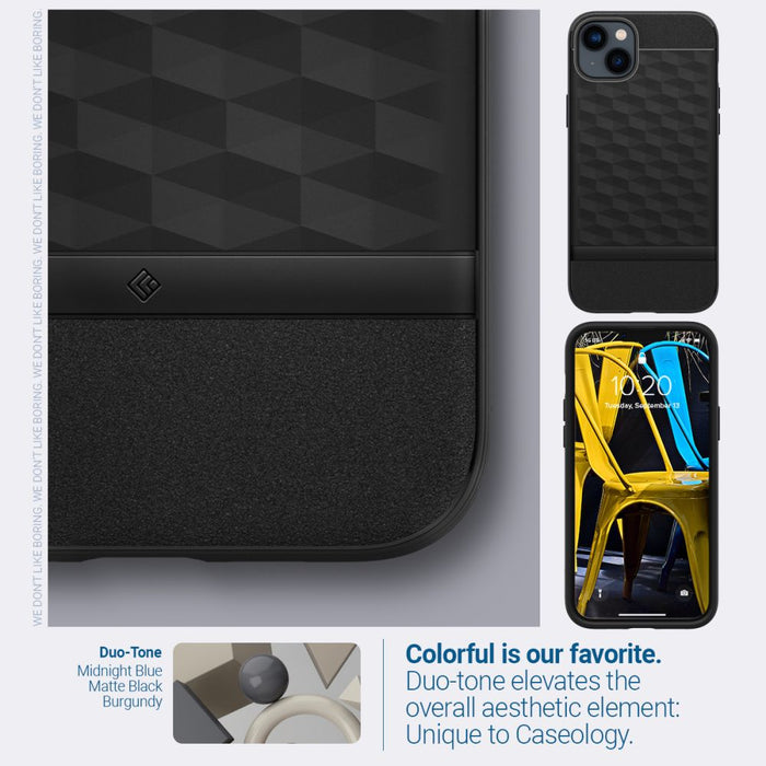 Caseology Parallax Mag MagSafe iPhone 14 Plus Case - Matte Black