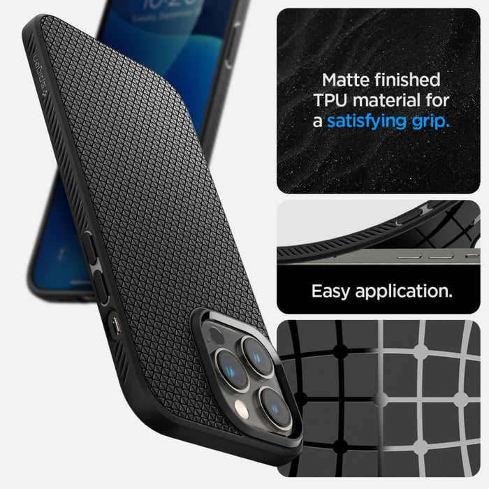 Spigen Liquid Air iPhone 14 Pro Case - Matte Black