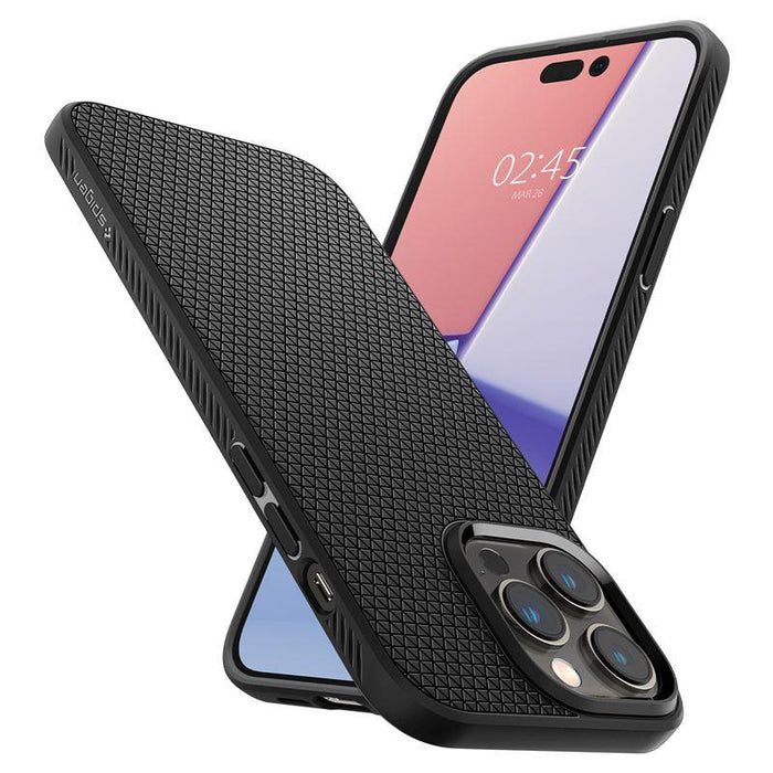 Spigen Liquid Air Case for iPhone 14 Pro Max - Matte Black