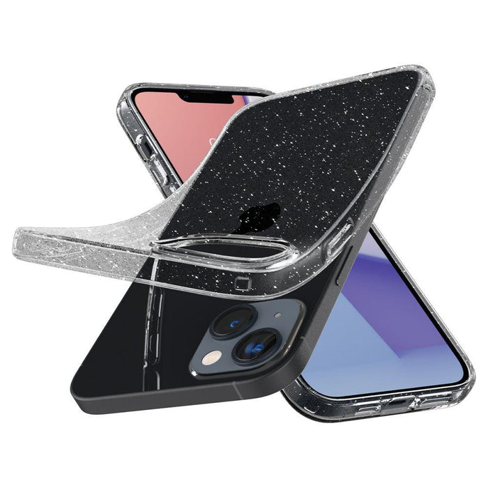 Spigen Liquid Crystal iPhone 14 Plus Case - Clear Glitter