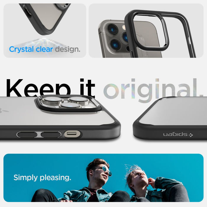 Spigen Ultra Hybrid iPhone 14 Pro Case - Matte Black