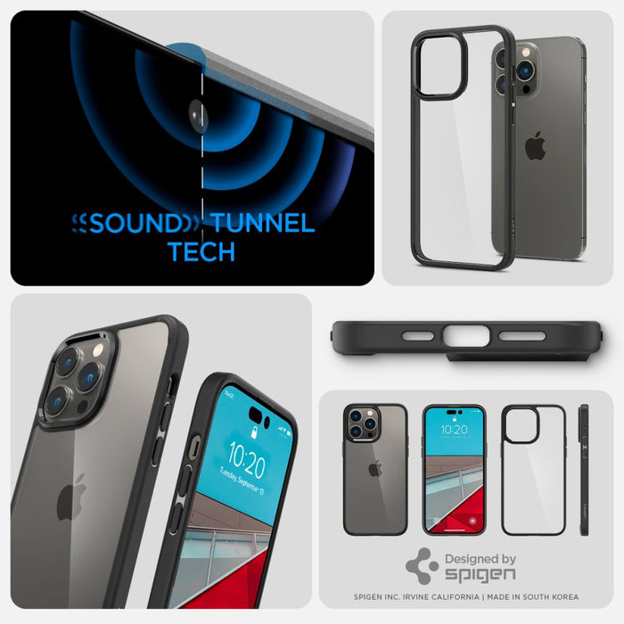Spigen Ultra Hybrid iPhone 14 Pro Max Case - Matte Black