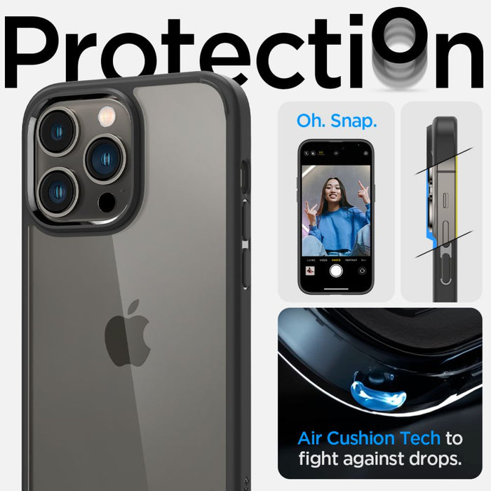 Spigen Ultra Hybrid iPhone 14 Pro Max Case - Matte Black