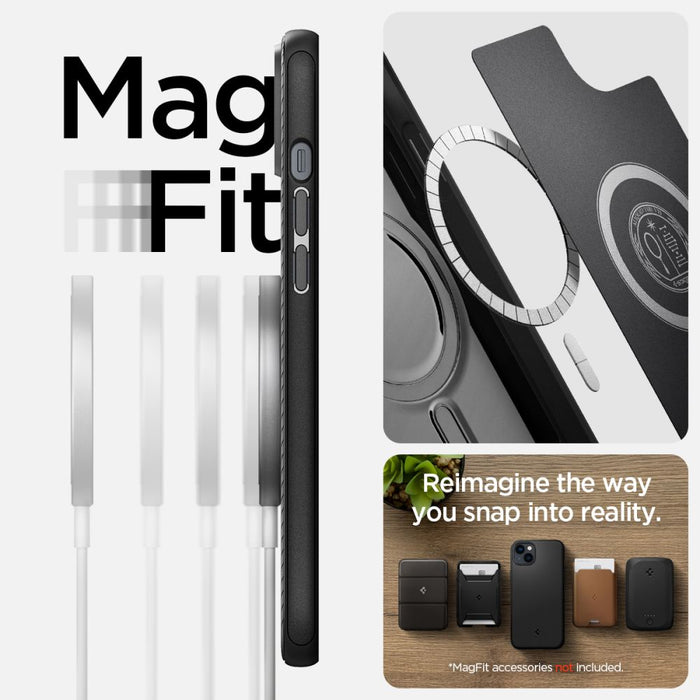 Spigen Mag Armor iPhone 14 Plus Case - Matte Black