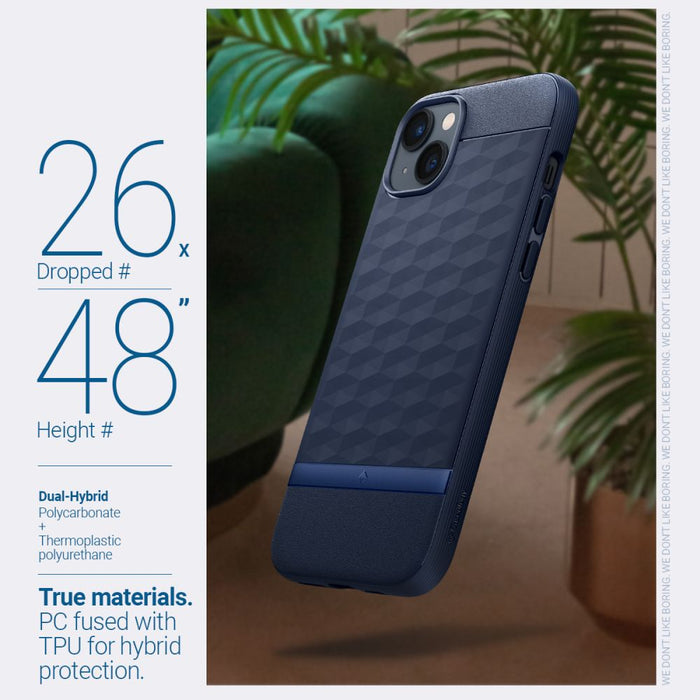 Caseology Parallax Mag Case with MagSafe for iPhone 14 Plus - Navy