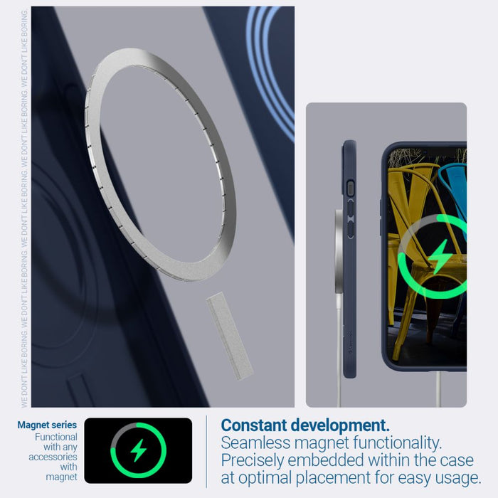 Caseology Parallax Mag Case with MagSafe for iPhone 14 Plus - Navy