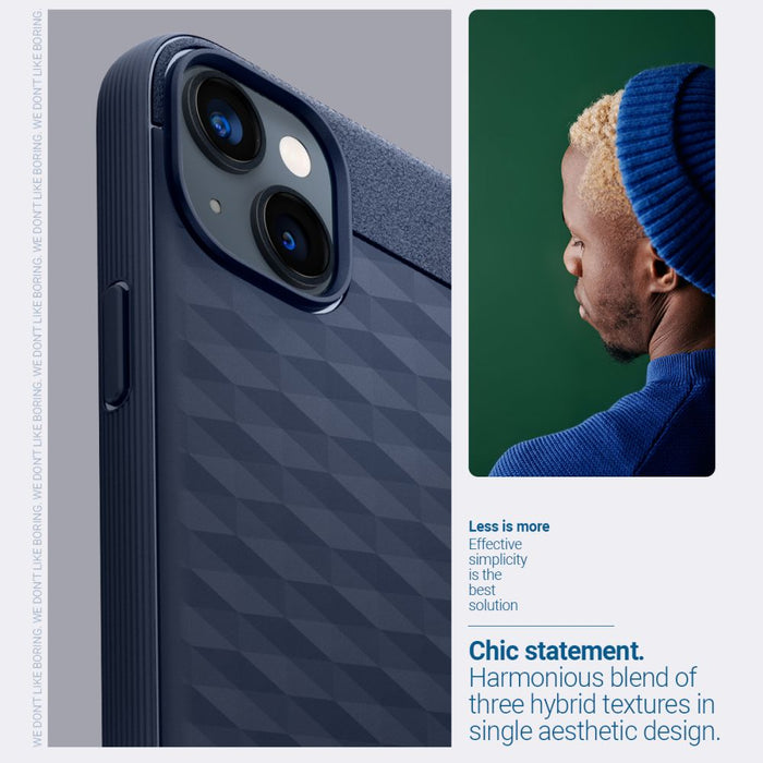Caseology Parallax Mag Case with MagSafe for iPhone 14 Plus - Navy