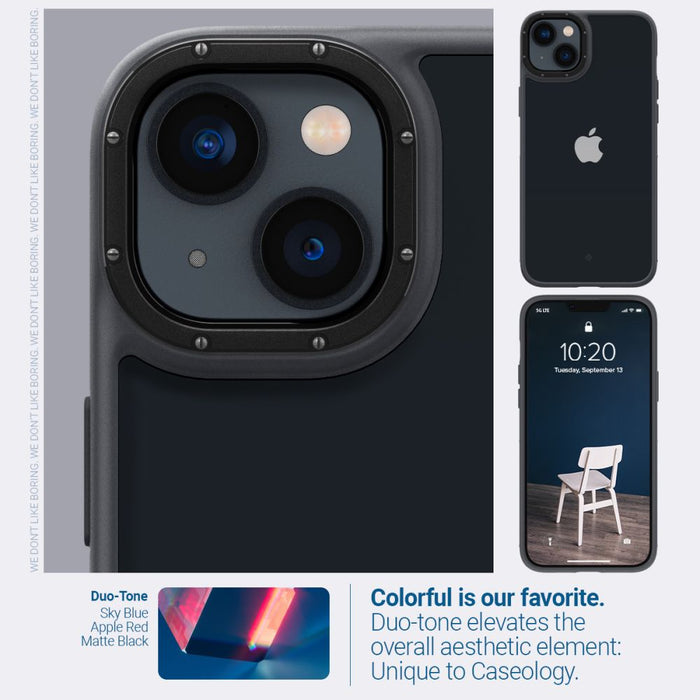 Caseology Skyfall iPhone 14 Plus Case - Matte Black