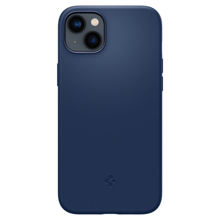 Spigen Silicone Fit Mag Case with MagSafe for iPhone 14 Plus - Blue