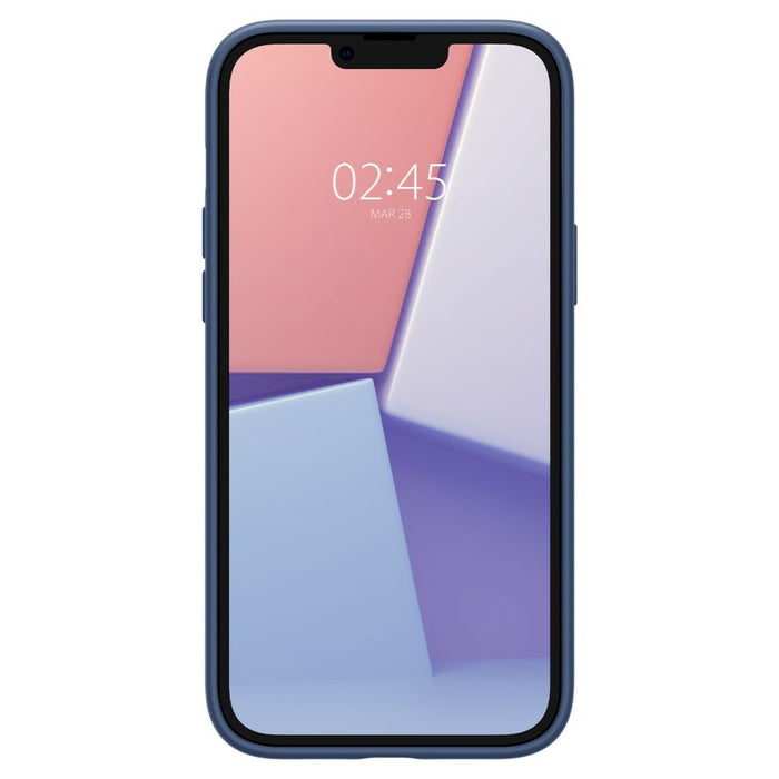 Spigen Silicone Fit Mag Case with MagSafe for iPhone 14 Plus - Blue