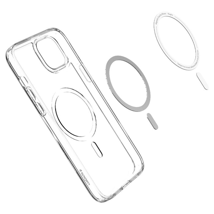 Spigen Ultra Hybrid Mag Case with MagSafe for iPhone 14 Plus - Clear Gray