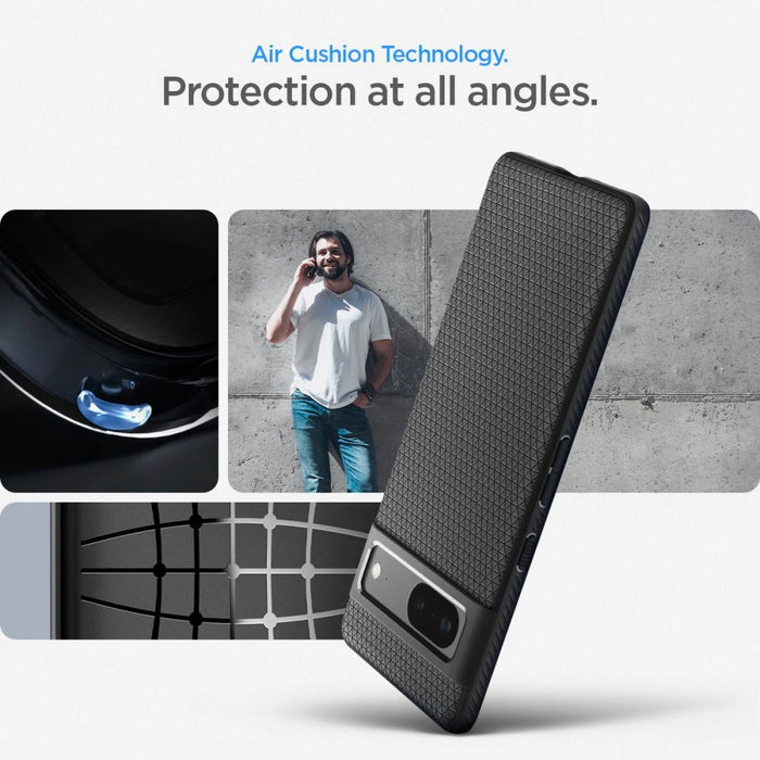 Spigen Liquid Air Case for Google Pixel 7 - Matte Black
