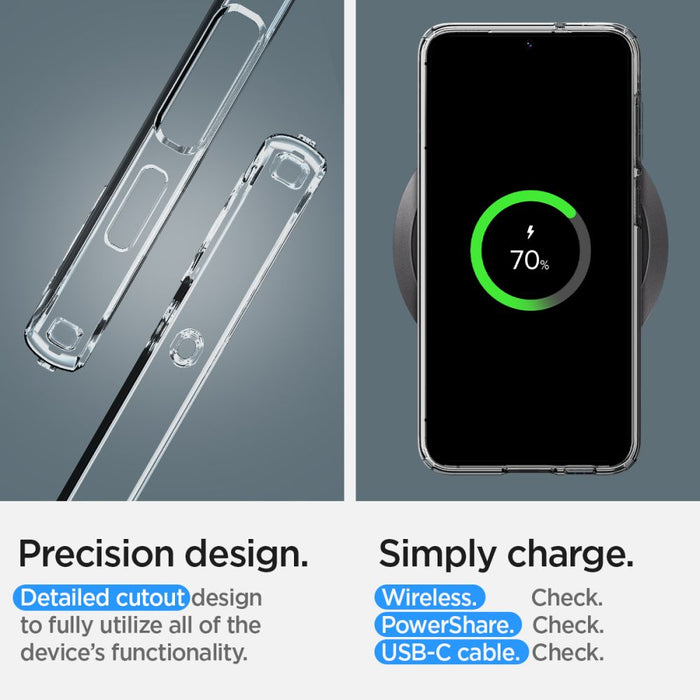 Spigen Liquid Crystal Case for Samsung Galaxy S23 - Transparent