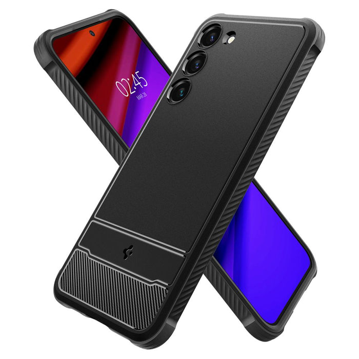 Spigen Rugged Armor Case for Samsung Galaxy S23 - Matte Black