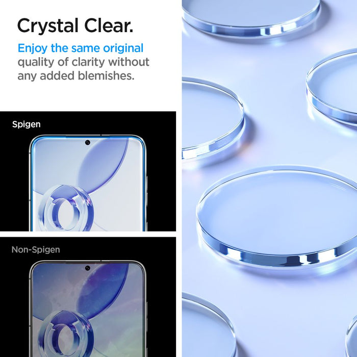 Spigen Glas.tR EZ Fit Tempered Glass for Samsung Galaxy S23 - 2 pcs.