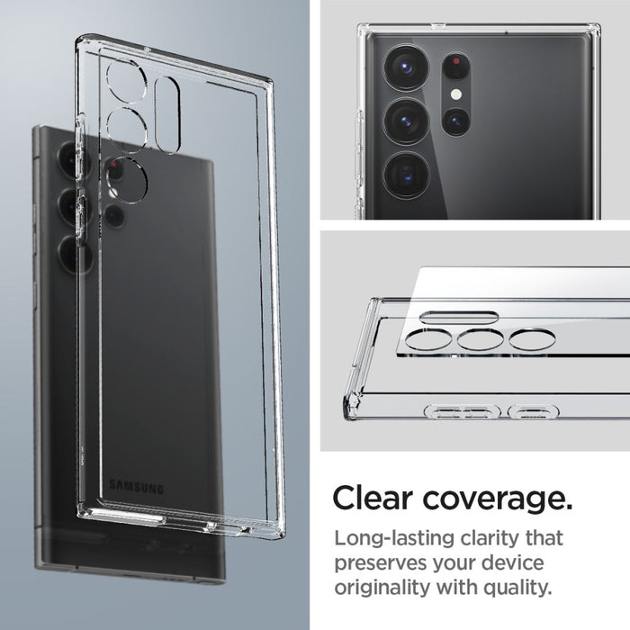 Spigen Ultra Hybrid Case for Samsung Galaxy S23 Ultra - Transparent
