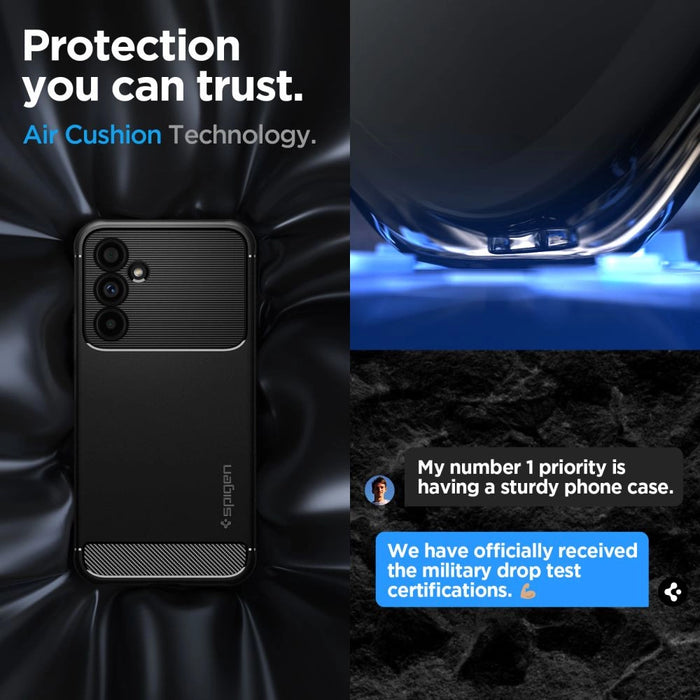 Spigen Rugged Armor Case for Samsung Galaxy A54 5G - Matte Black