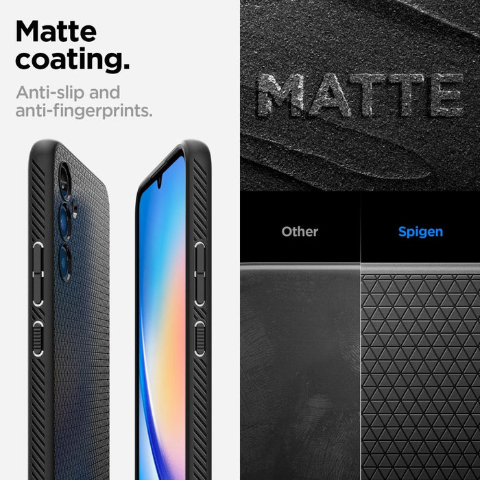 Spigen Liquid Air Case for Samsung Galaxy A34 5G - Matte Black