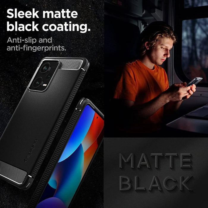 Spigen Rugged Armor case for Xiaomi Redmi Note 12 Pro+ 5G - matte black