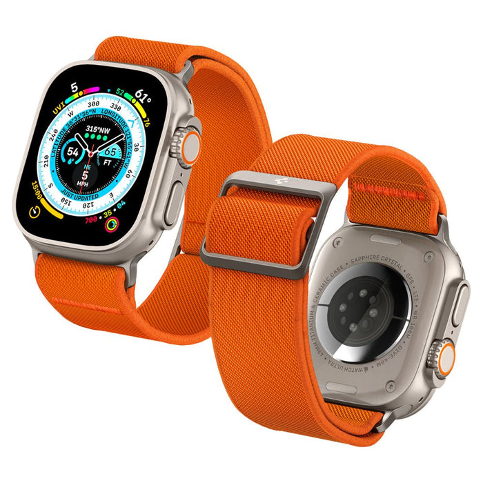 Spigen Fit Lite Ultra Strap for Apple Watch 4 / 5 / 6 / 7 / 8 / SE / Ultra (42/44/45/49 mm) - Orange