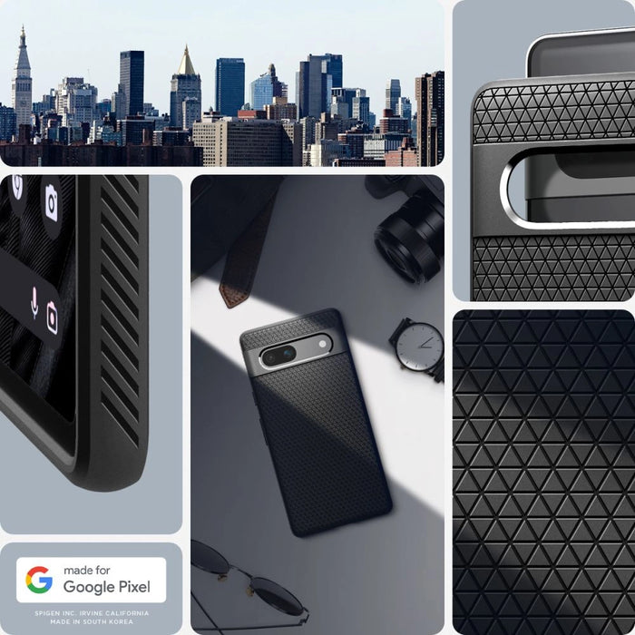Spigen Liquid Air Case for Google Pixel 7A - Matte Black