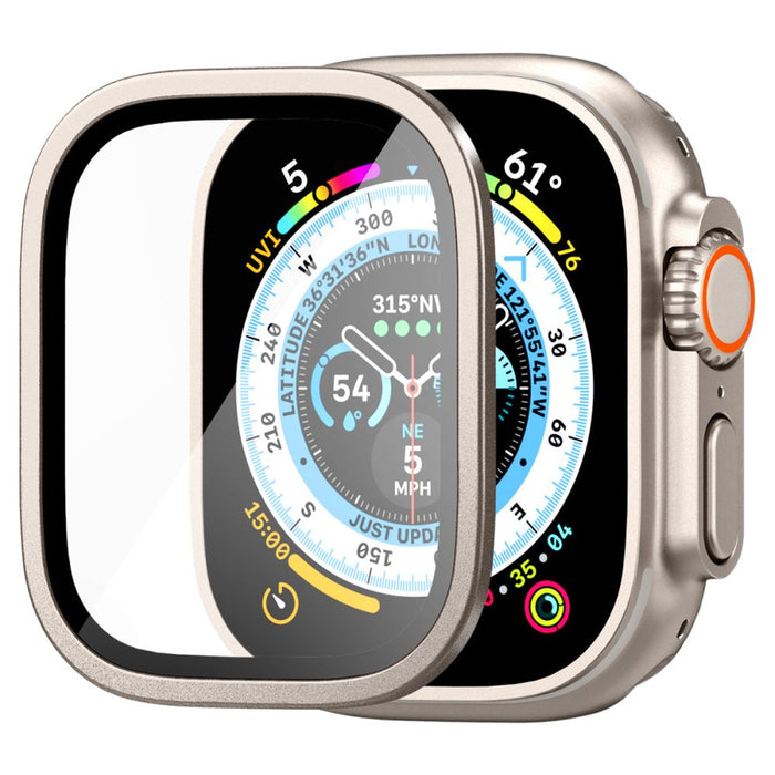 Spigen Glas.tR Slim Pro Tempered Glass for Apple Watch Ultra (49mm) - Beige