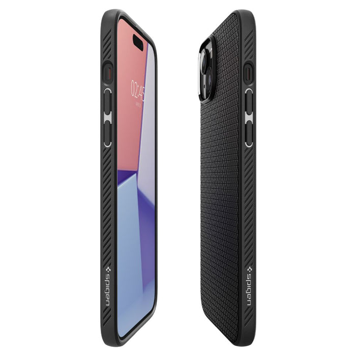 Spigen Liquid Air iPhone 15 Case - Matte Black
