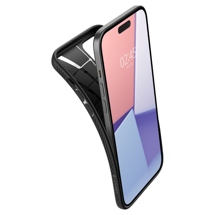 Spigen Liquid Air iPhone 15 Case - Matte Black