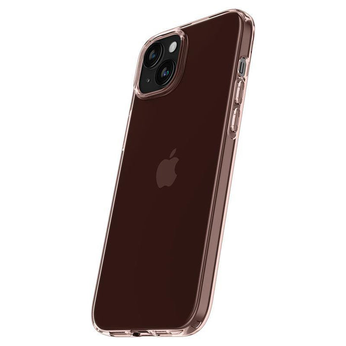 Spigen Crystal Flex iPhone 15 Plus Case - Pink/Transparent