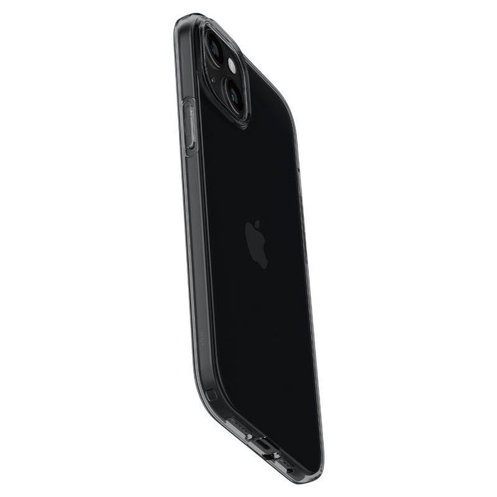 Spigen Crystal Flex iPhone 15 Plus Case - Gray-Transparent