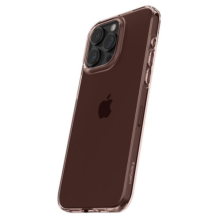 Spigen Crystal Flex Case for iPhone 15 Pro Max - Pink/Transparent