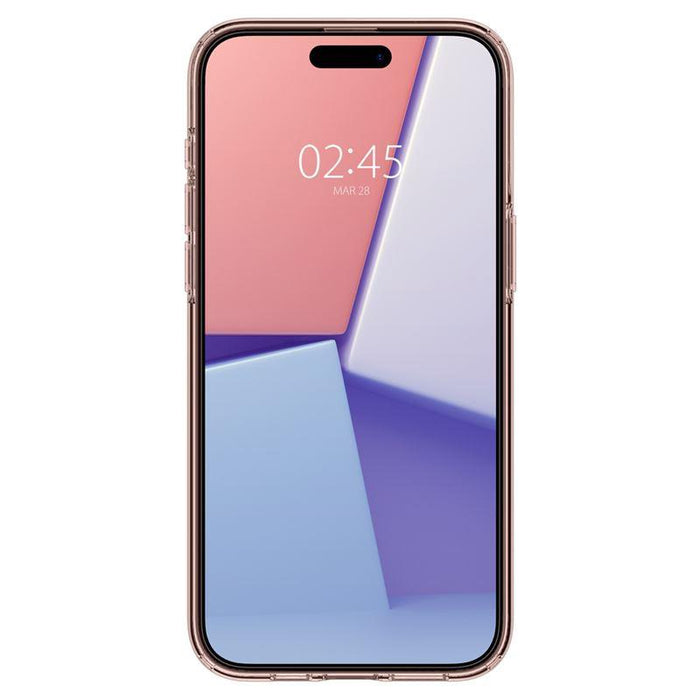 Spigen Crystal Flex Case for iPhone 15 Pro Max - Pink/Transparent
