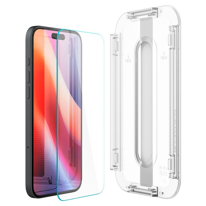 Spigen Glas.tR EZ Fit Tempered Glass for iPhone 15 / 16