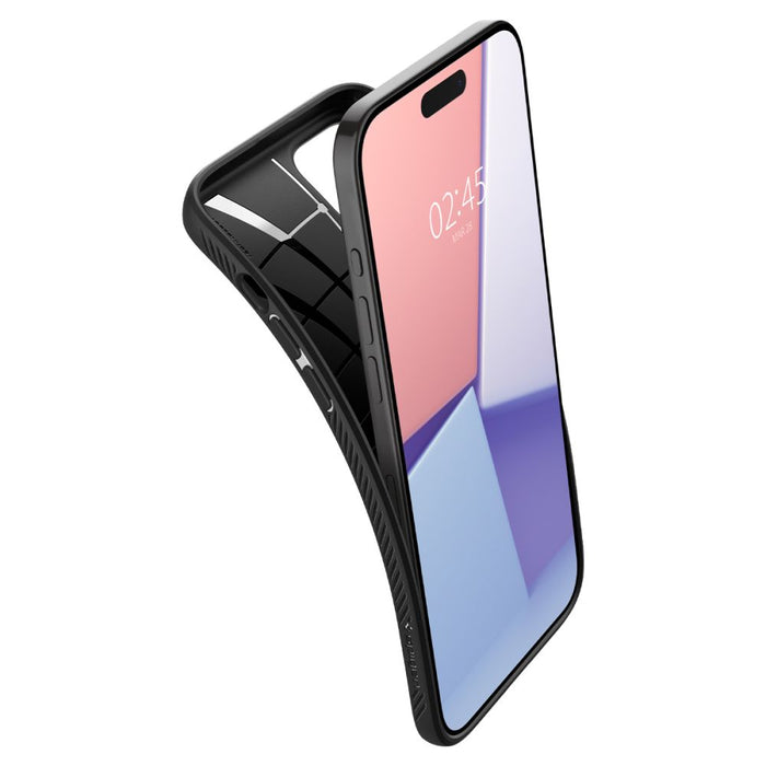 Spigen Liquid Air iPhone 15 Pro Case - Matte Black