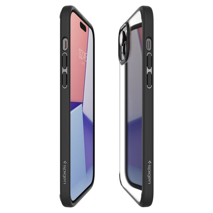 Spigen Ultra Hybrid iPhone 15 Plus Case - Matte Black