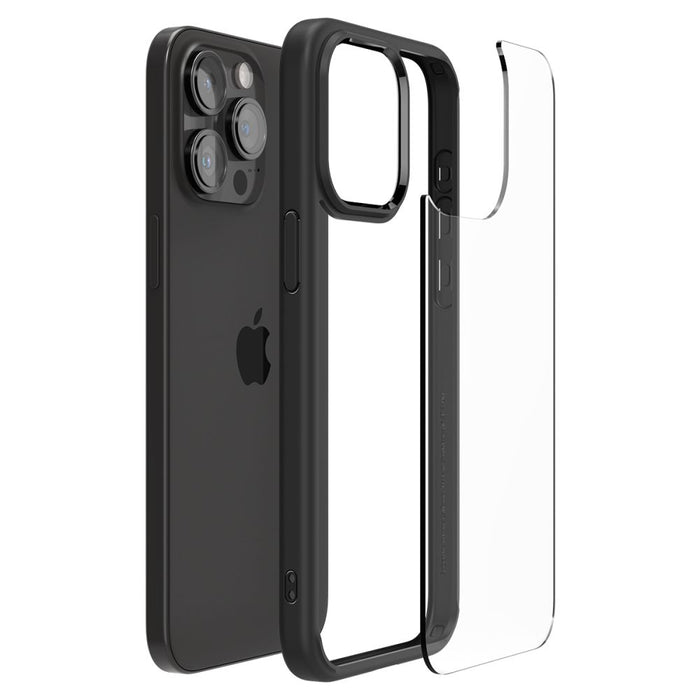 Spigen Ultra Hybrid iPhone 15 Pro Max Case - Matte Black