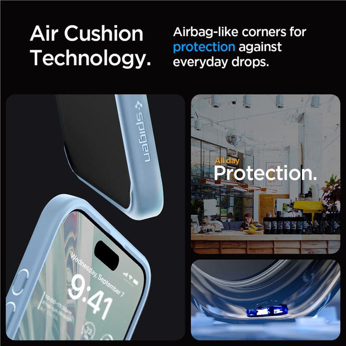 Spigen Ultra Hybrid iPhone 15 Pro Max Case - Light Blue