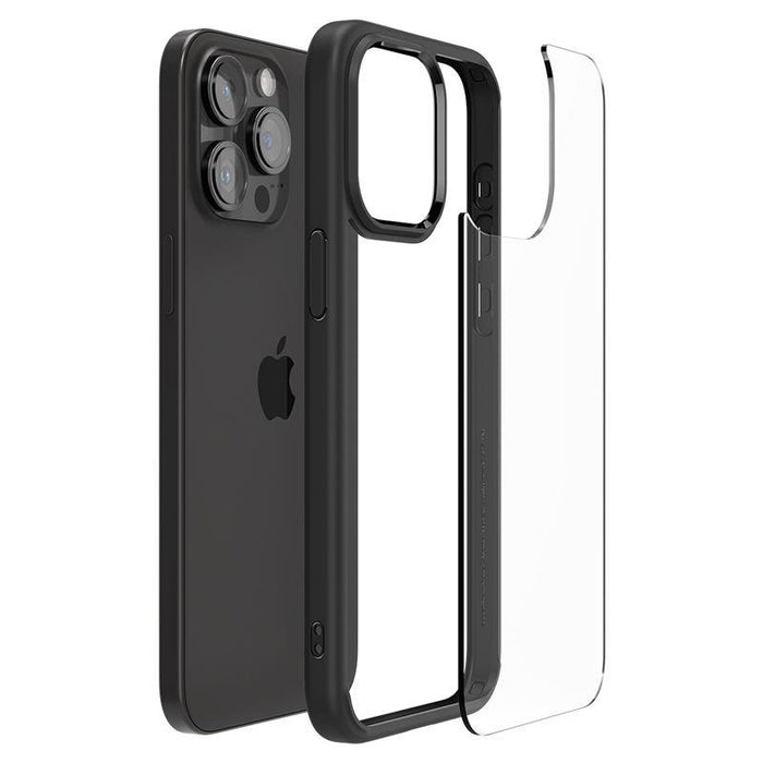 Spigen Crystal Hybrid iPhone 15 Pro Case - Black