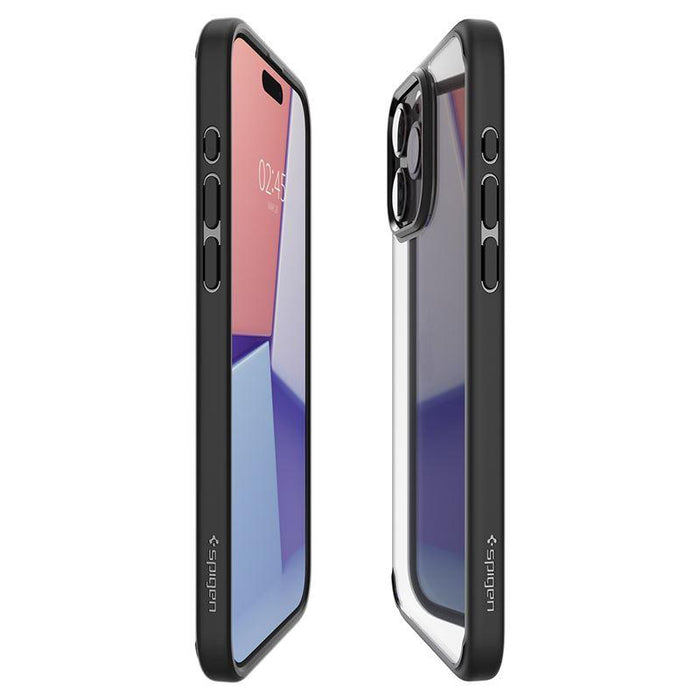 Spigen Crystal Hybrid iPhone 15 Pro Case - Black
