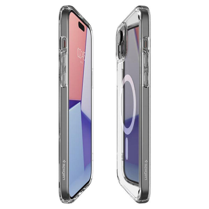 Spigen Crystal Hybrid MagSafe iPhone 15 Plus Case - Clear